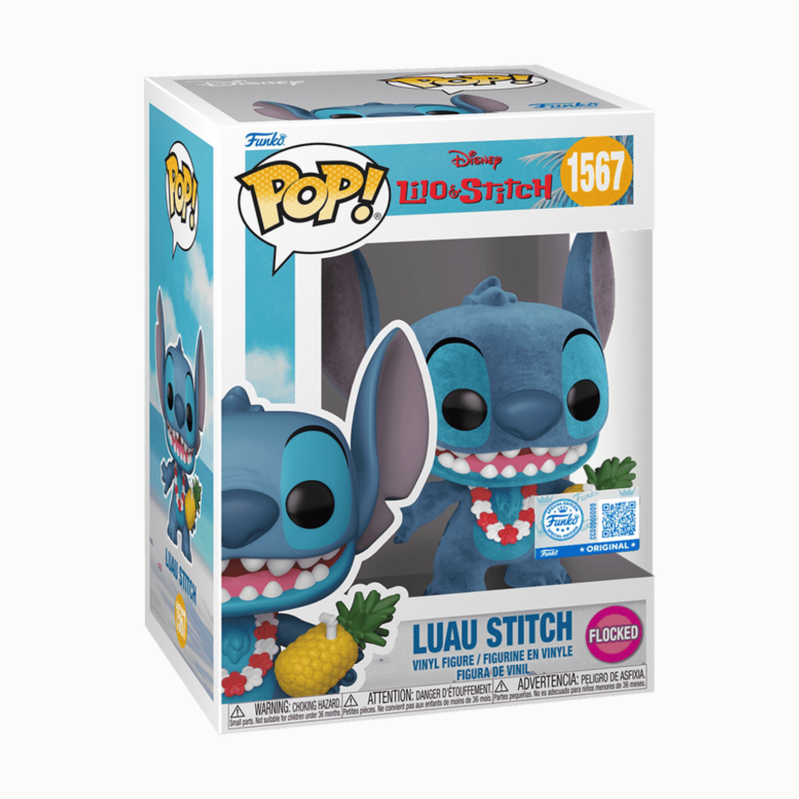 Funko Pop Stitch Luau (Flocked)