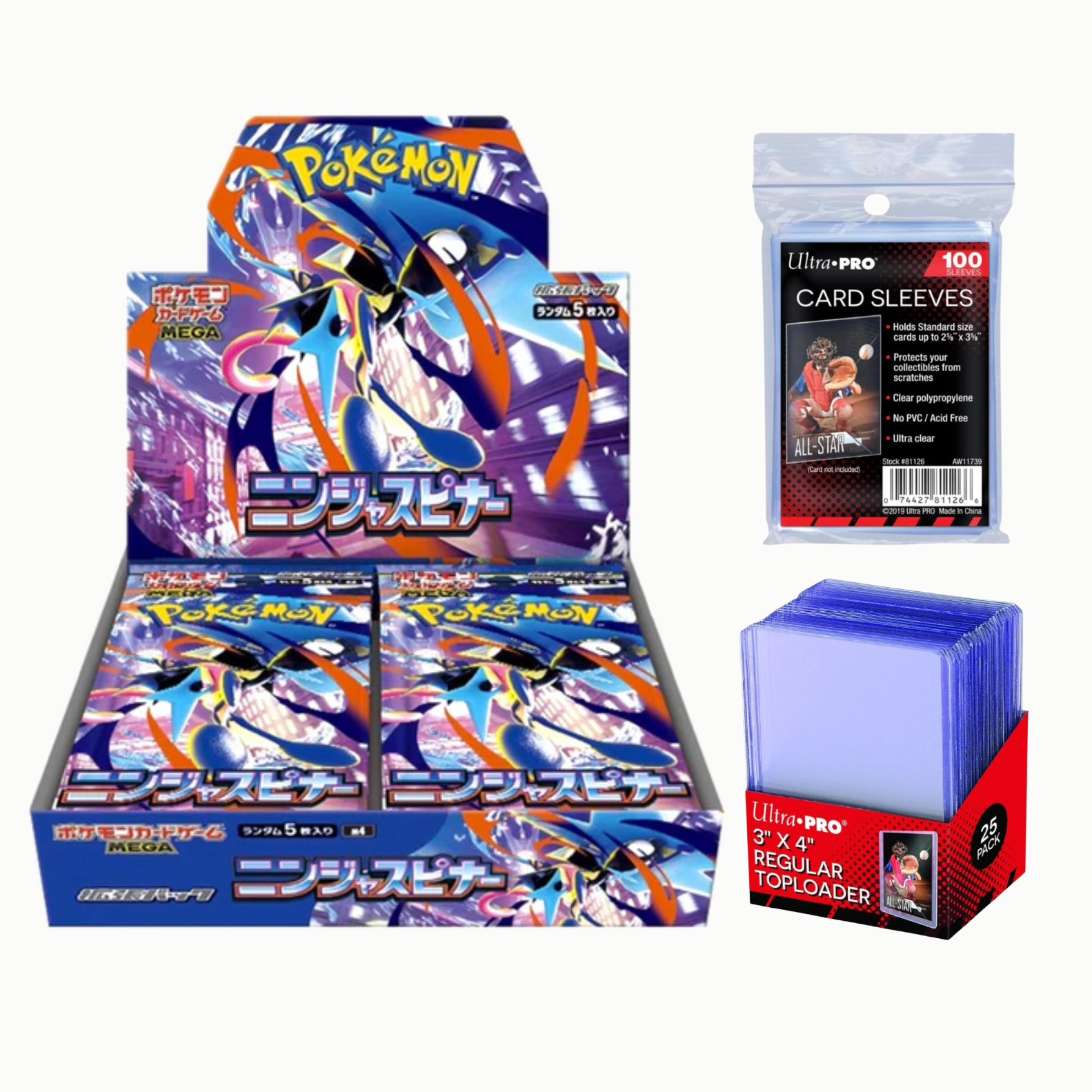 Booster Box Ninja Spinner JP + Protectores