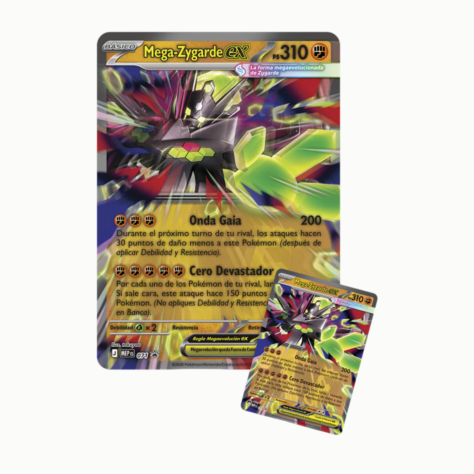 Caja de colección premium Mega Zygarde EX