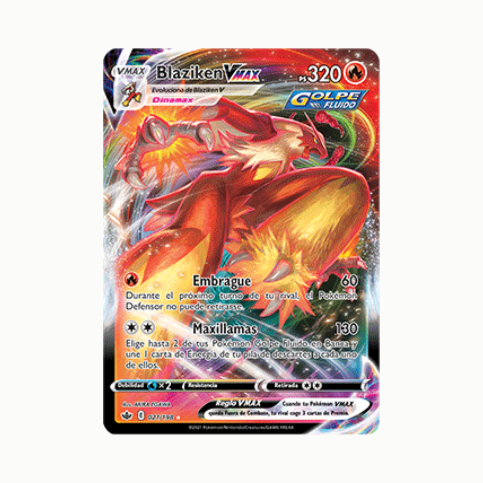 Blaziken VMAX (CRE 021) Español