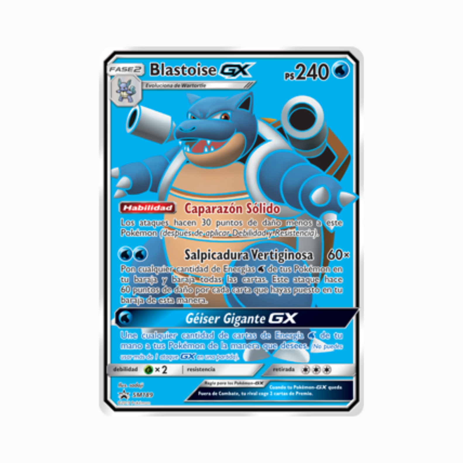 Blastoise GX (SM 189) Español