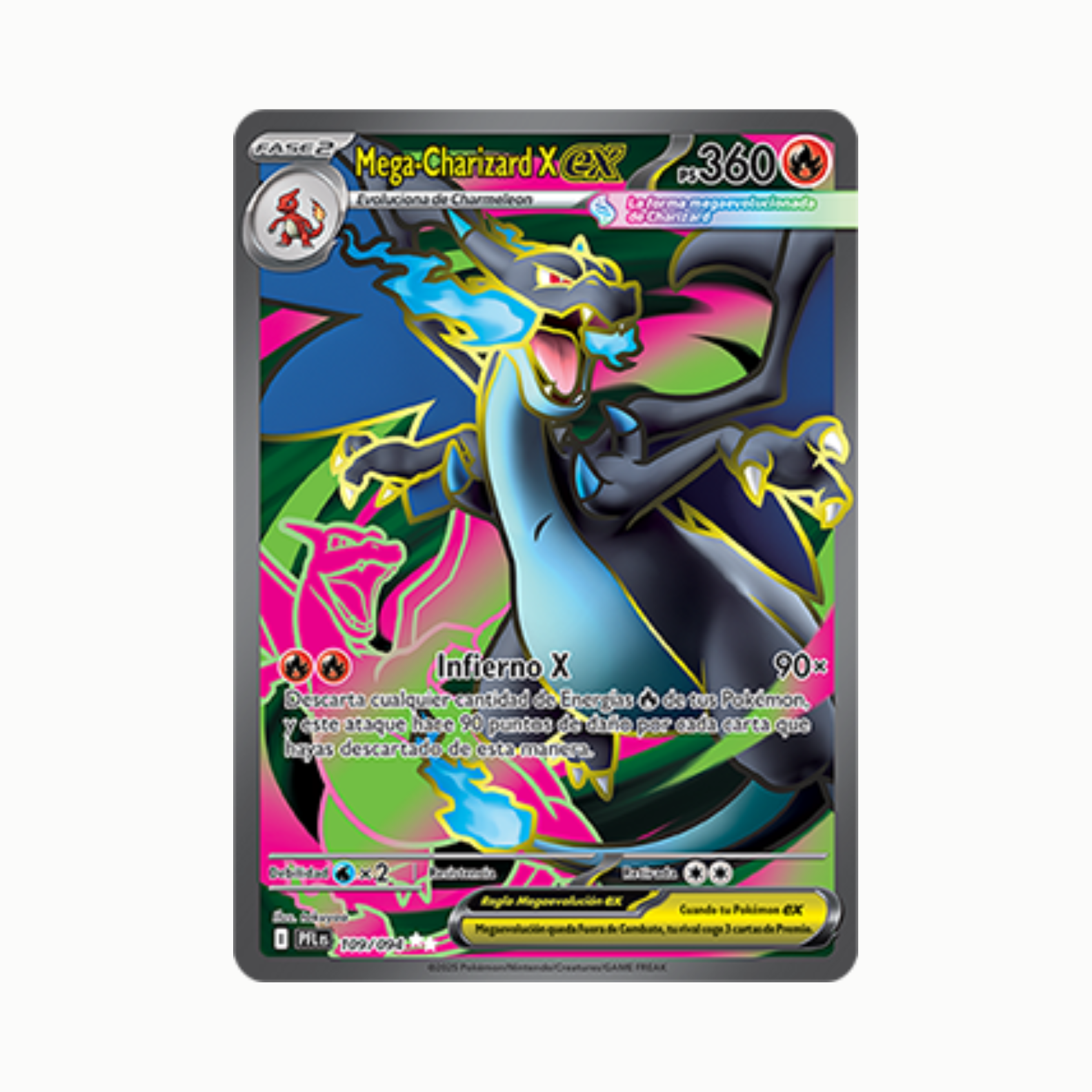 Mega Charizard X ex (PFL 109) Español