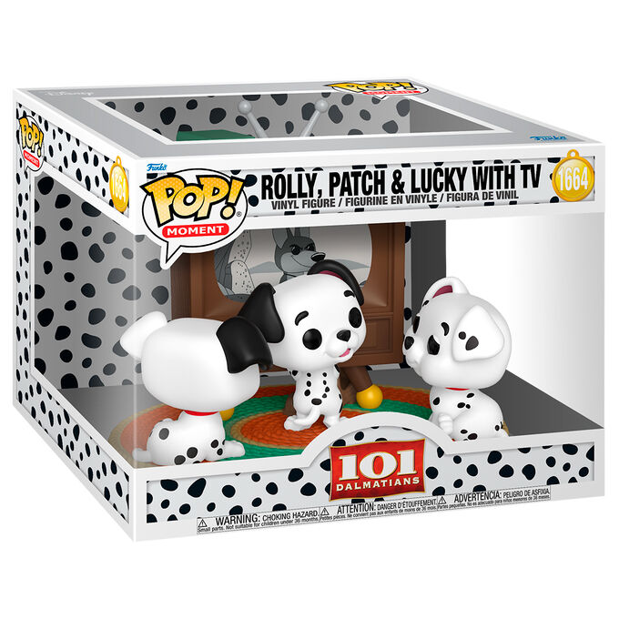 Funko Pop Rolly Patch & Lucky con TV