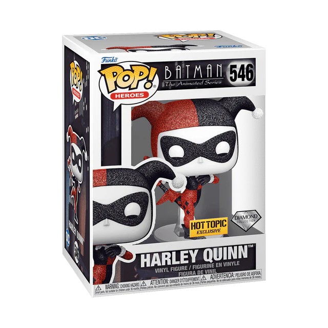 Funko-POP-DC-Comics-Batman-The-Animated-Series-Harley-Quinn-with-Staff-Diamond-Edition-Limitee_2